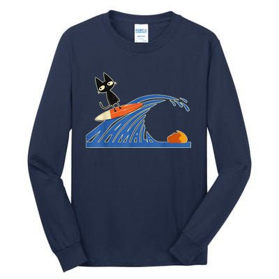 Wave Of Blue Cats Blue Cats Wave For Kamala Cats Funny Tall Long Sleeve T-Shirt