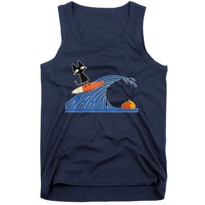 Wave Of Blue Cats Blue Cats Wave For Kamala Cats Funny Tank Top