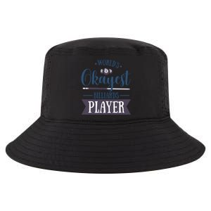 World's Okayest Billiards Player Billiards Dad Gift For Mother's Day Cool Comfort Performance Bucket Hat