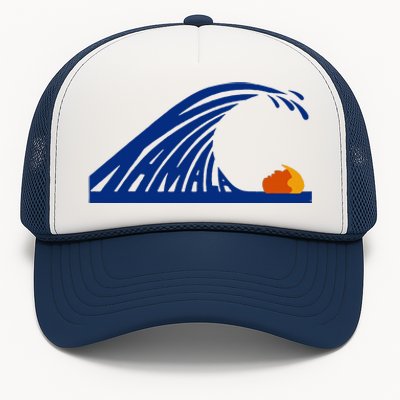 Wave Of Blue Cats For Kamala Funny Trump For Ladies For Guy Trucker Hat