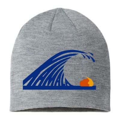 Wave Of Blue Cats For Kamala Funny Trump For Ladies For Guy Sustainable Beanie