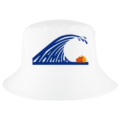 Wave Of Blue Cats For Kamala Funny Trump For Ladies For Guy Cool Comfort Performance Bucket Hat