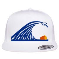 Wave Of Blue Cats For Kamala Funny Trump For Ladies For Guy Flat Bill Trucker Hat