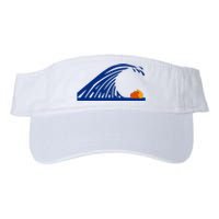 Wave Of Blue Cats For Kamala Funny Trump For Ladies For Guy Valucap Bio-Washed Visor