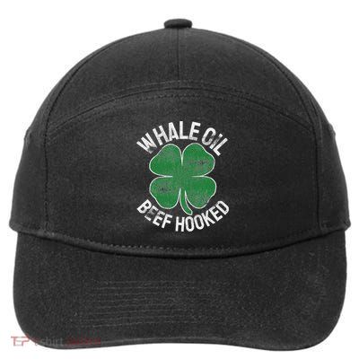 Whale Oil Beef Hooked Gift Speak St Patricks Day Irish 7-Panel Snapback Hat