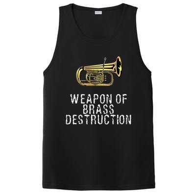 Weapon Of Brass Destruction Funny Marching Baritone PosiCharge Competitor Tank