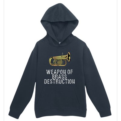 Weapon Of Brass Destruction Funny Marching Baritone Urban Pullover Hoodie