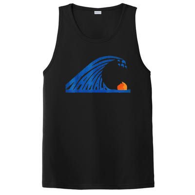 Wave Of Blue Wave Wave Of Blue Cats The Madam Bule Wave PosiCharge Competitor Tank