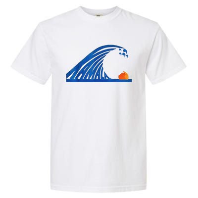 Wave Of Blue Wave Wave Of Blue Cats The Madam Bule Wave Garment-Dyed Heavyweight T-Shirt