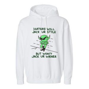 Wizard Of Barge Haters Will Jack Ur Style But Won’T Jack Ur Wiener Garment-Dyed Fleece Hoodie