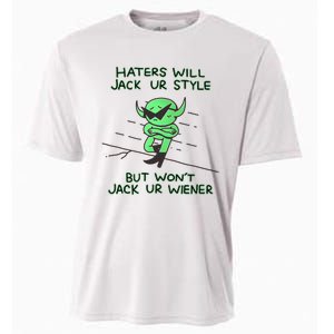 Wizard Of Barge Haters Will Jack Ur Style But Won’T Jack Ur Wiener Cooling Performance Crew T-Shirt