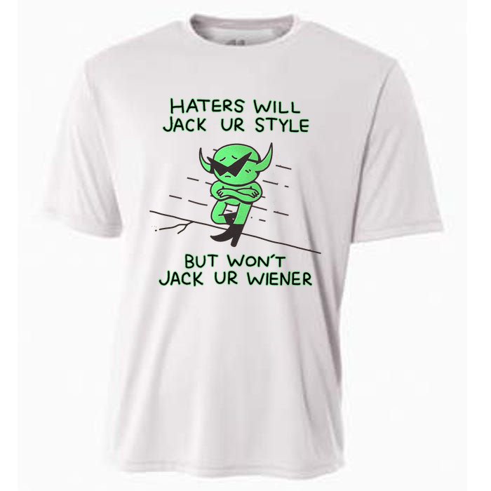 Wizard Of Barge Haters Will Jack Ur Style But Won’T Jack Ur Wiener Cooling Performance Crew T-Shirt