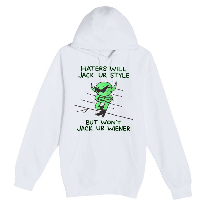 Wizard Of Barge Haters Will Jack Ur Style But Won’T Jack Ur Wiener Premium Pullover Hoodie