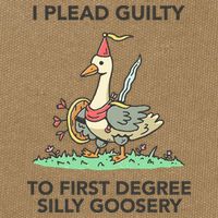 Wizard Of Barge I Plead Guilty To First Degree Silly Goosery Cotton Canvas Backpack