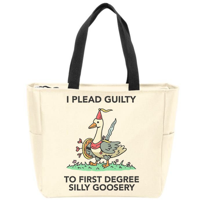 Wizard Of Barge I Plead Guilty To First Degree Silly Goosery Zip Tote Bag