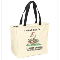 Wizard Of Barge I Plead Guilty To First Degree Silly Goosery Zip Tote Bag