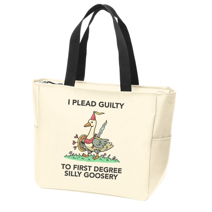 Wizard Of Barge I Plead Guilty To First Degree Silly Goosery Zip Tote Bag