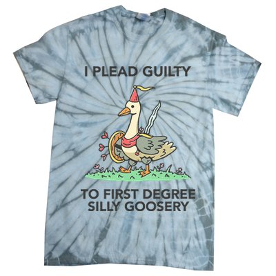 Wizard Of Barge I Plead Guilty To First Degree Silly Goosery Tie-Dye T-Shirt