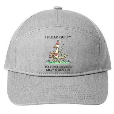 Wizard Of Barge I Plead Guilty To First Degree Silly Goosery 7-Panel Snapback Hat