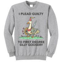 Wizard Of Barge I Plead Guilty To First Degree Silly Goosery Tall Sweatshirt