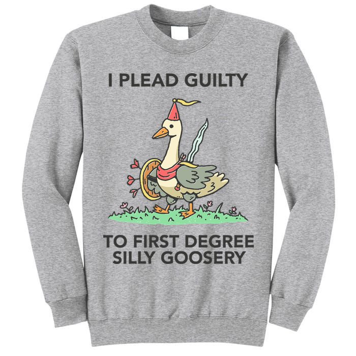 Wizard Of Barge I Plead Guilty To First Degree Silly Goosery Tall Sweatshirt
