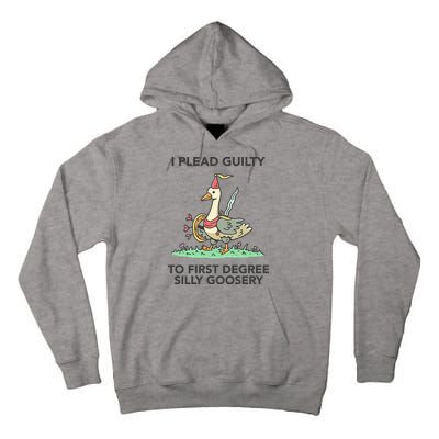 Wizard Of Barge I Plead Guilty To First Degree Silly Goosery Tall Hoodie