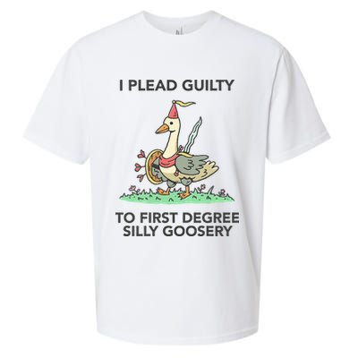 Wizard Of Barge I Plead Guilty To First Degree Silly Goosery Sueded Cloud Jersey T-Shirt