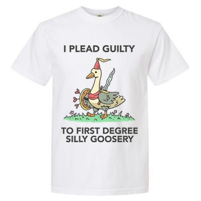 Wizard Of Barge I Plead Guilty To First Degree Silly Goosery Garment-Dyed Heavyweight T-Shirt
