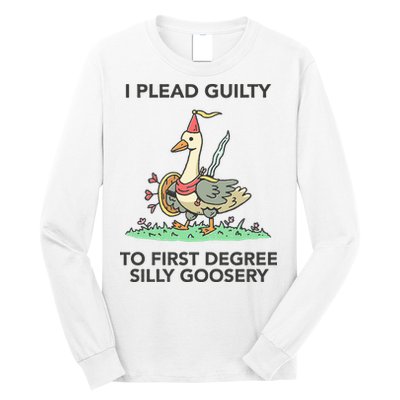 Wizard Of Barge I Plead Guilty To First Degree Silly Goosery Long Sleeve Shirt