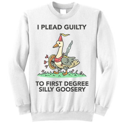 Wizard Of Barge I Plead Guilty To First Degree Silly Goosery Sweatshirt