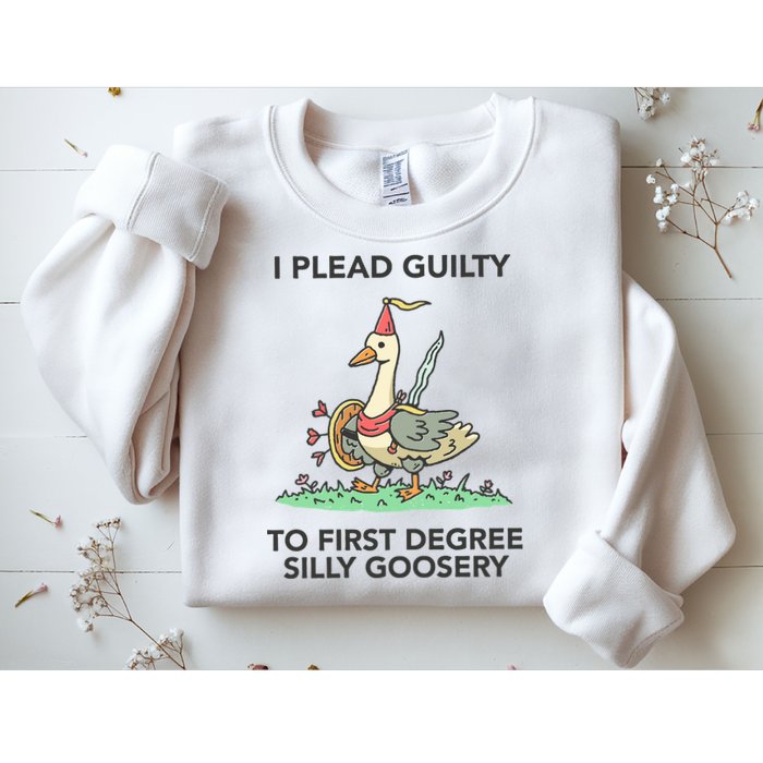 Wizard Of Barge I Plead Guilty To First Degree Silly Goosery Sweatshirt