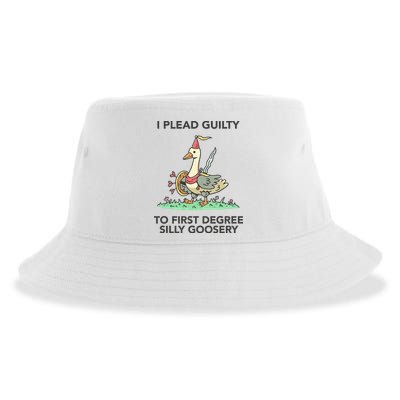 Wizard Of Barge I Plead Guilty To First Degree Silly Goosery Sustainable Bucket Hat