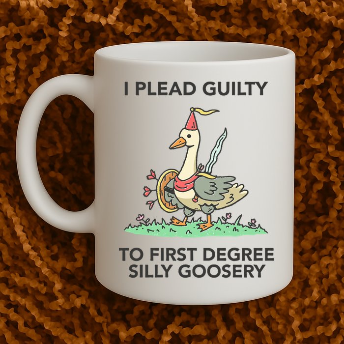 Wizard Of Barge I Plead Guilty To First Degree Silly Goosery Mug