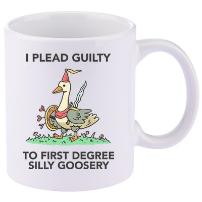 Wizard Of Barge I Plead Guilty To First Degree Silly Goosery 11oz C Handle Ceramic Mug