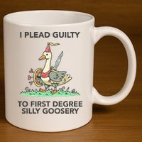 Wizard Of Barge I Plead Guilty To First Degree Silly Goosery 11oz C Handle Ceramic Mug