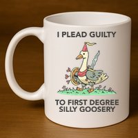 Wizard Of Barge I Plead Guilty To First Degree Silly Goosery 11oz C Handle Ceramic Mug