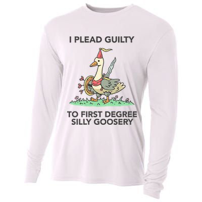 Wizard Of Barge I Plead Guilty To First Degree Silly Goosery Cooling Performance Long Sleeve Crew