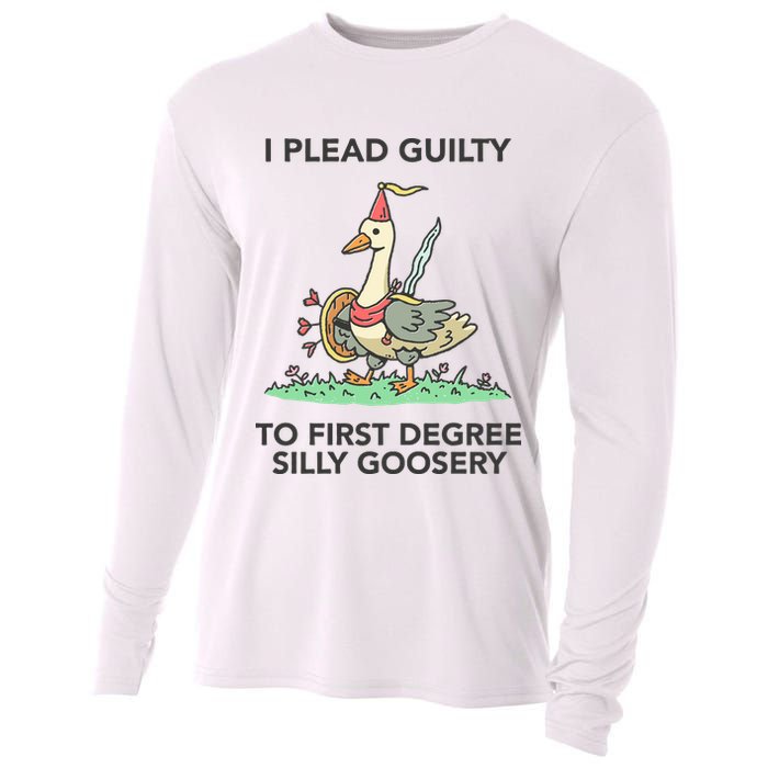 Wizard Of Barge I Plead Guilty To First Degree Silly Goosery Cooling Performance Long Sleeve Crew