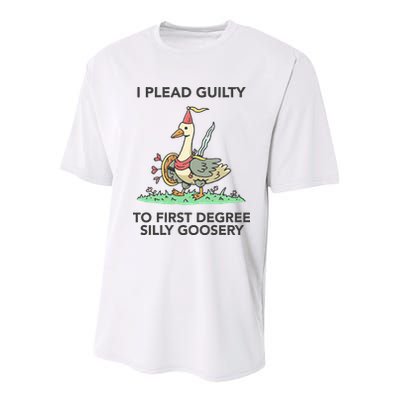 Wizard Of Barge I Plead Guilty To First Degree Silly Goosery Youth Performance Sprint T-Shirt