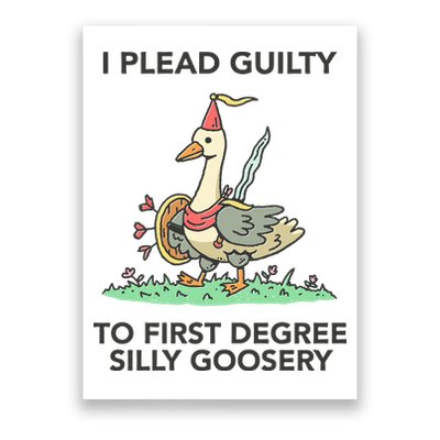 Wizard Of Barge I Plead Guilty To First Degree Silly Goosery Poster