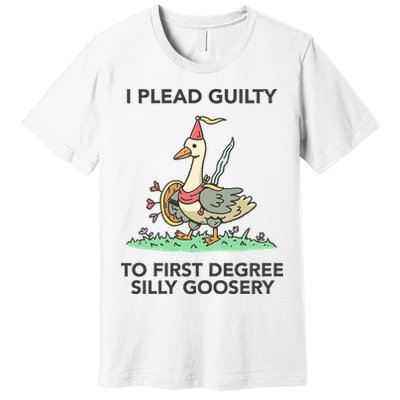 Wizard Of Barge I Plead Guilty To First Degree Silly Goosery Premium T-Shirt