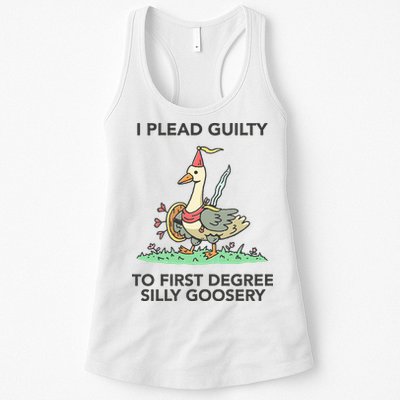 Wizard Of Barge I Plead Guilty To First Degree Silly Goosery Womens Tank Top
