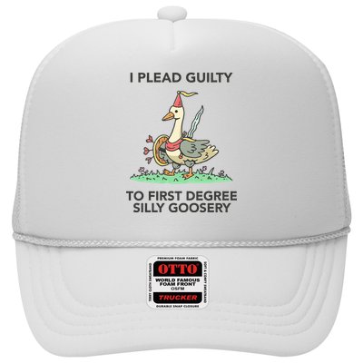 Wizard Of Barge I Plead Guilty To First Degree Silly Goosery Trucker Hat