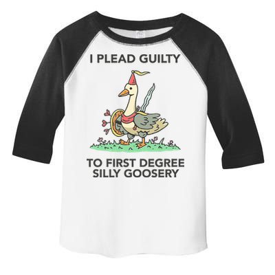 Wizard Of Barge I Plead Guilty To First Degree Silly Goosery Toddler Fine Jersey T-Shirt