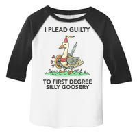 Wizard Of Barge I Plead Guilty To First Degree Silly Goosery Toddler Fine Jersey T-Shirt