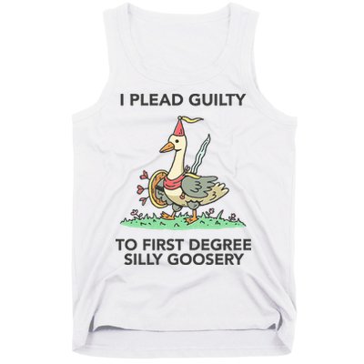 Wizard Of Barge I Plead Guilty To First Degree Silly Goosery Tank Top