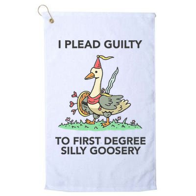 Wizard Of Barge I Plead Guilty To First Degree Silly Goosery Golf Towel