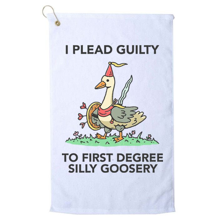 Wizard Of Barge I Plead Guilty To First Degree Silly Goosery Golf Towel