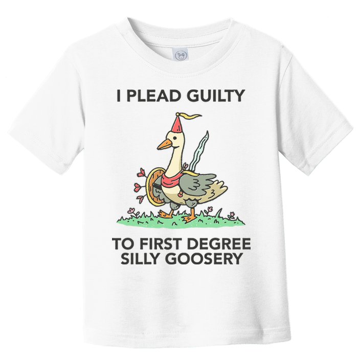 Wizard Of Barge I Plead Guilty To First Degree Silly Goosery Toddler T-Shirt