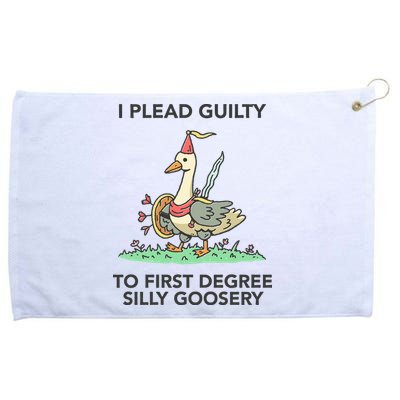 Wizard Of Barge I Plead Guilty To First Degree Silly Goosery Grommeted Golf Towel